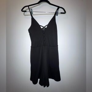 Topshop Black Romper